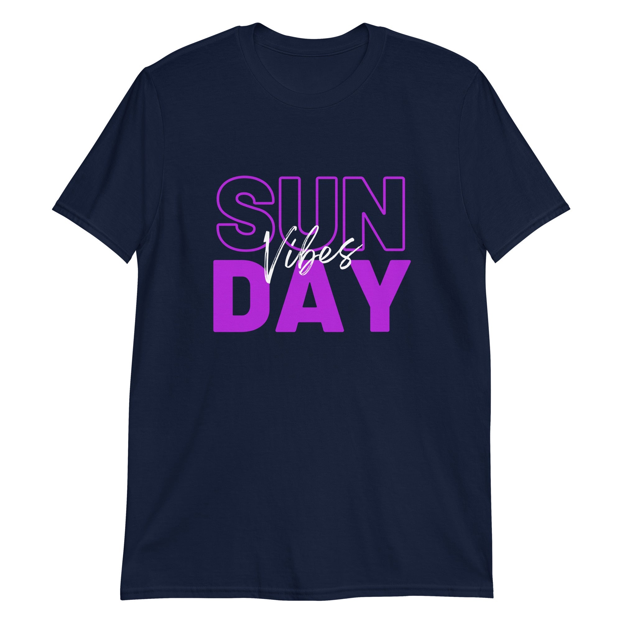 Sunday Fun-day Vibes Short-Sleeve Unisex T-Shirt (For a Slim Fit Order A  Size Down)